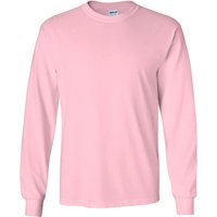 Plain Crew Neck Ultra Cotton Long Sleeve T Shirt Light