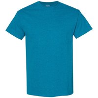 Heavy Cotton Short Sleeved T Shirt Blue