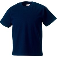 Jerzees Schoolwear Jerzees Schoolgear Classic Plain T-Shirt in Navy | Size: 9-10 Years