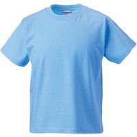 Jerzees Schoolwear Jerzees Schoolgear Classic Plain T-Shirt in Blue | Size: 7-8 Years