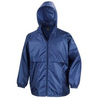 Result Men's Core Adult Windcheater Water Repellent Windproof Jacket in Royal | Size: Small