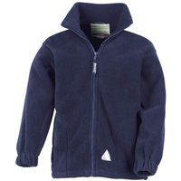 Result Full Zip Active Anti Pilling Fleece Jacket in Navy | Size: 8-10 Years