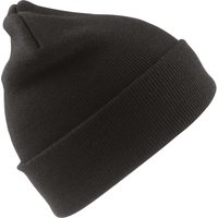 Result Men's Wooly Winter Ski Thermal Hat in Black