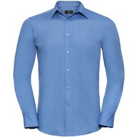 Collection Long Sleeve Poly Cotton Easy Care Tailored Poplin Shirt