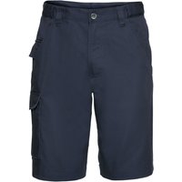 Russell Men's Workwear Twill Shorts in Navy | Size: 38R