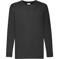 Fruit of the Loom Long Sleeve T-Shirt in Black | Size: 3-4 Years