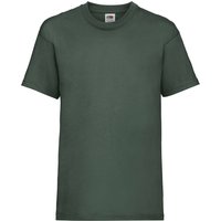 Fruit of the Loom Valueweight T-Shirt in Bottle Green | Size: 9-10 Years