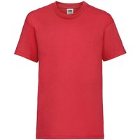 Fruit of the Loom Valueweight T-Shirt in Red | Size: 12-13 Years