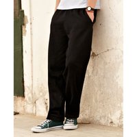 Open Hem Jog Pants Jogging Bottoms