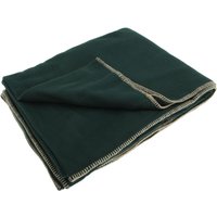 Result Plain Warm Outdoor Fleece Blanket (330gsm) in Green