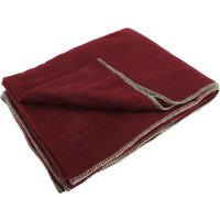 Result Plain Warm Outdoor Fleece Blanket (330gsm) in Scarlet