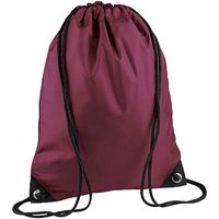 Bagbase Men's Premium Gymsac Water Resistant Bag (11 Litres) in Burgundy