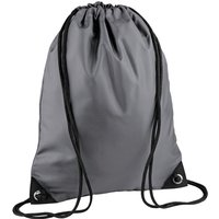 Bagbase Men's Premium Gymsac Water Resistant Bag (11 Litres) in Dark Grey