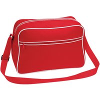 Bagbase Retro Adjustable Shoulder Bag (18 Litres) in Red