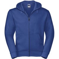 Russell Men's Authentic Full Zip Hooded Sweatshirt Hoodie in Royal | Size: 2XL