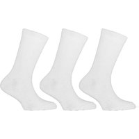 Universal Textiles Plain Cotton Rich School Socks (Pack Of 3) in White | Size: 4-6.5
