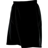 Finden & Hales Men's Microfibre Sports Short in Black | Size: Large