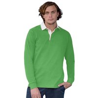 Long Sleeve Classic Rugby Polo Shirt Bright