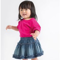 Larkwood Crew Neck T-Shirt in Fuchsia | Size: 3-4 Years