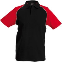 Contrast Baseball Polo Shirt