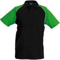 Contrast Baseball Polo Shirt True