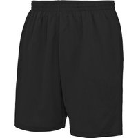 Just Cool Men's Sports Shorts in Black | Size: 2XL