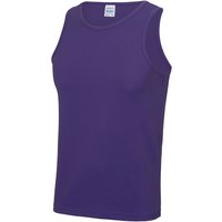 Just Cool Sports Gym Plain Tank Vest Top