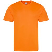 Just Cool Performance Plain T Shirt Burnt