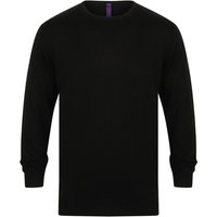 Crew Neck 12 Gauge Fine Knit Jumper Sweatshirt