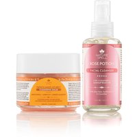 Double Cleansing Duo Papaya Make up Melt Cleansing Balm & Rose