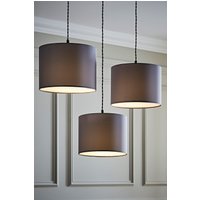 Torbery Set 3 Nesting Easy Fit Ceiling Light Lamp Shades Bulbs