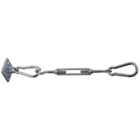 Primrose Stainless Steel Fixing Kit 4 Corner for Square/Rectangle Shade Sails in Metallic Silver