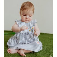 + Applique Flower & Bee Character Dress & Pant Set m