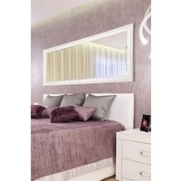 MirrorOutlet Kingsbury White Classic Dress Mirror 168 x 76 CM | Size: 1 Pack