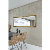 MirrorOutlet 'Austen' Gold Elegant Full Length Wall Mirror 160cm x 73cm | Size: 160 cm x 73 cm