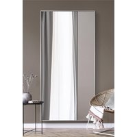 MirrorOutlet Silver Aluminium Edged Wall Mirror 79" X 39" (200CM X 100CM) | Size: 1 Pack