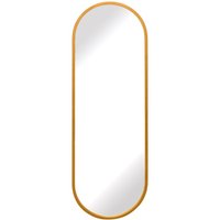 MirrorOutlet Gold Metal Framed Double Arched Garden Wall Mirror (160 X 55CM) | Size: 1 Pack
