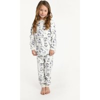 Harry Potter Girl's Fleece Twosie Pyjama in Cream | Size: 11-12 Years