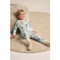 Bluey Girl's Fleece Pyjama Set in Blue | Size: 4-5 Years