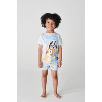 Bluey Boy's Short Pyjama Set in Blue | Size: 2-3 Years