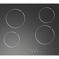 Cata UBTCC60LC.1 - 4 Zone Electric Hob Satin Glass finish in Black