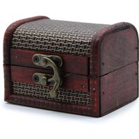 Med Colonial Boxes Mesh Embossed Dark