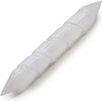 Selenite Spiral Wands 16 cm