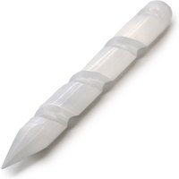 Selenite Spiral Wands 16 cm