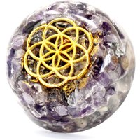 Orgonite Desk Power Packs Amethyst Dome
