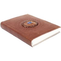 KDMD Leather Lapis Notebook (7x5") in Brown