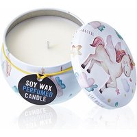 Art Tin Candle Assorted Design Unicorns Moonstone