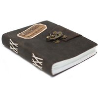 Leather Confessions Lock Notebook