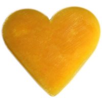 KDMD Heart Guest Soap - Orange & Warm Ginger - (Set of 10) in Yellow