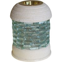 Stone Oil Burner Round Glass Brick